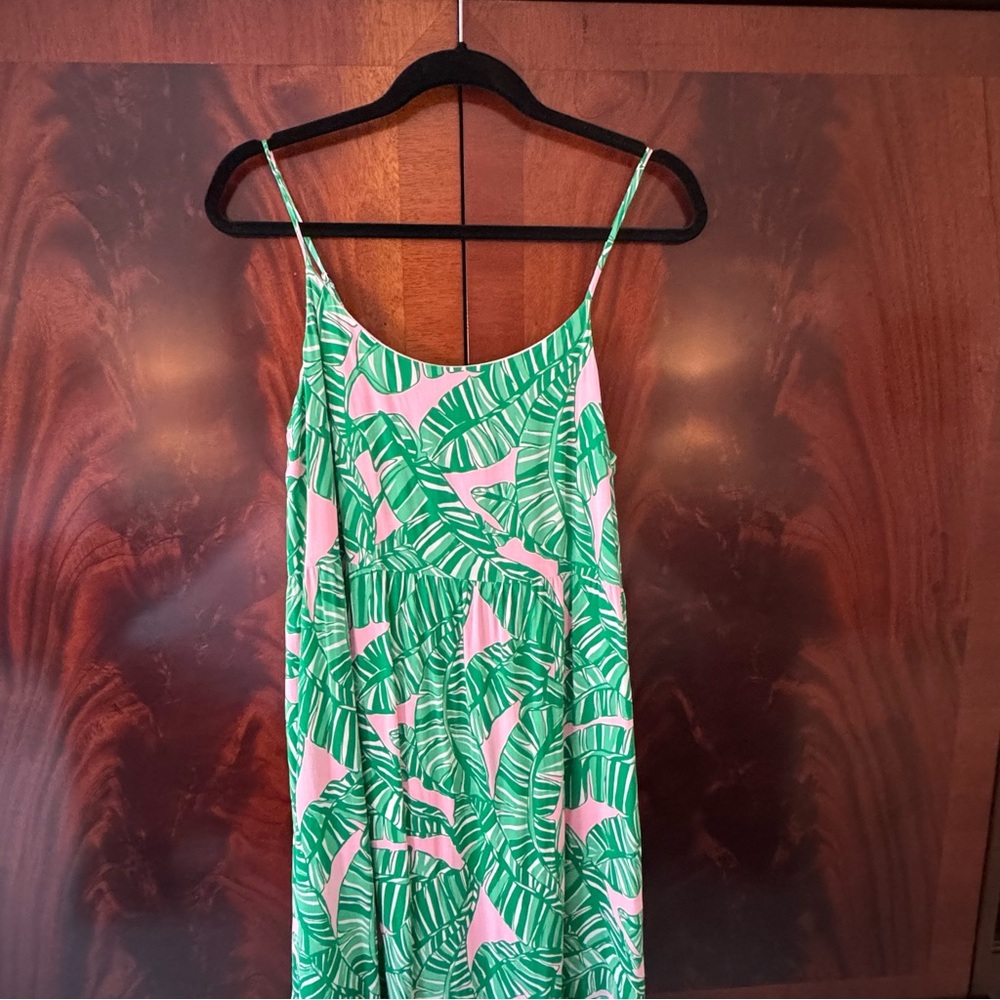 Lilly Pulitzer Teresa Maxi Dress in Conch Shell Pink Lets Go Bananas Size Medium - Picture 6 of 11
